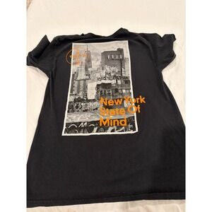 Truth + Theory Mens Black New York State Of Mind Graphic T-Shirt Sm Streetwear
